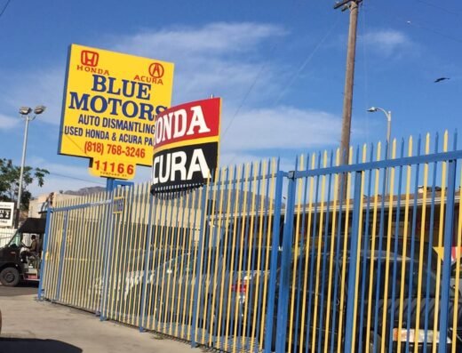 BLUE MOTORS AUTO PARTS, DISMANTLING, HONDA & ACURA