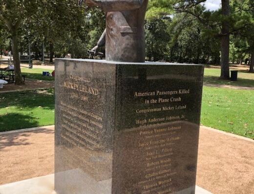 Parking Lot F at Hermann Park